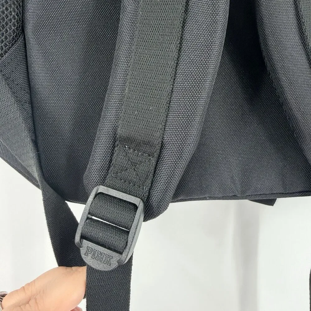 NEW! Victoria Secret PINK IVY CLASSIC CANVAS BACKPACK - Black